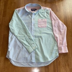 Vineyard Vines Large Men’s Multicolored Slim Fit Tucker Shirt